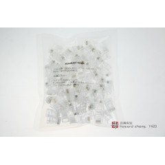 BABSON/百森 超五类网络水晶头RJ45 50U镀金（单个）