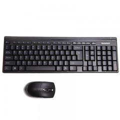 联想 无线键盘鼠标套件游戏笔记本台式超薄无线键鼠套装 KM4905