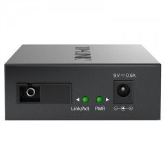 TP-Link 单模单纤千兆光纤收发器SC光电转换器1光4电 TL-FC314B-3