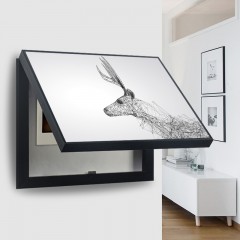 国产 电表箱装饰画北欧简约配电画遮挡电闸盒弱电箱开关盒现代客厅挂画