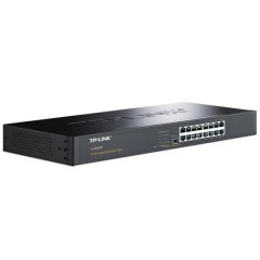 TP-LINK 16口全千兆交换机 铁壳机架式 金属壳机架式 TL-SG1016T