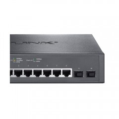 TP-LINK 二层交换机 8口千兆 网管型交换机2个SFP TL-SG3210