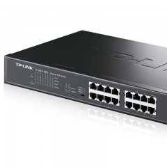 TP-Link 全千兆16口PoE交换机VLAN监控48V供电模块SFP TL-SG1218PE