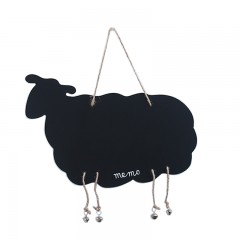 国产 创意动物小黑板挂式留言板小鹿绵阳双面黑板门牌挂件壁饰