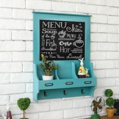 国产 美式复古实木大黑板广告板