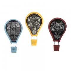 国产 创意热气球黑板壁挂留言墙上装饰墙饰