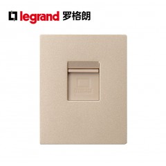 罗格朗 开关插座面板118型五孔模块10a小5孔模块 匹配尚超系列