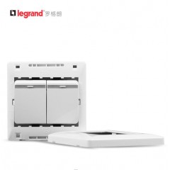 罗格朗 86型k4.0双开单控家用双联面板KG二开