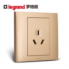 罗格朗 三孔16a空调专用插座面板家用电热水器大功率墙壁16安