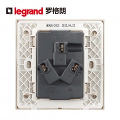 罗格朗 三孔16a空调专用插座面板家用电热水器大功率墙壁16安