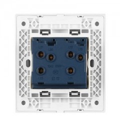 公牛 装饰开关晶致系列面板2开双控开关插座二开双控开关 G22