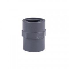 国产 灰色给水PVC内丝直接 内螺纹直接 带丝直接20/25/32全塑内牙直接