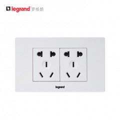 罗格朗 118型开关插座面板插座尚超风多功能10孔二位五孔小盒插