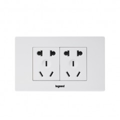 罗格朗 118型开关插座面板插座尚超风多功能10孔二位五孔小盒插