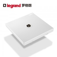 罗格朗 逸景电视线插座开关插座面板闭路电视插座 有线电视插座