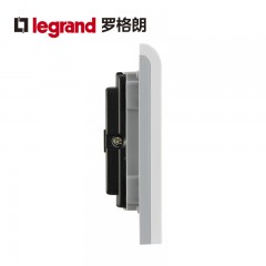 罗格朗 四孔插座面板 86型二位二孔插座 2孔插座 4孔插座面板