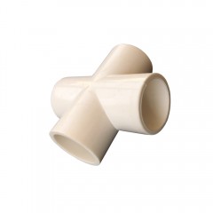 国产 给水管配件PVC四通 四通接头20/25/32接头 四叉管水管直接管件