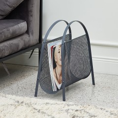 国产 北欧落地个性收纳置物架铁艺小型书架现代简约报刊架书报架杂志架