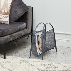国产 北欧落地个性收纳置物架铁艺小型书架现代简约报刊架书报架杂志架