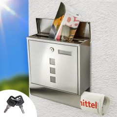 国产 信箱不锈钢创意邮政信报箱公司意见箱家用室外挂墙报纸杂志邮筒