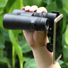 国产 手机连接单双筒望远镜天文观鸟显微镜万能拍照摄像夹子支架配件 CM-6