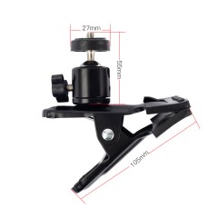 国产 索富图 相机摄像配件手机夹云台夹大号蟹钳夹桌面云台多功能大力夹