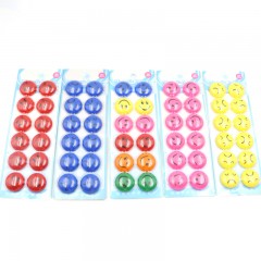 国产 30mm笑脸彩色磁豆磁扣教学黑白板吸铁石磁贴办公磁铁磁吸磁粒磁钉