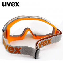 UVEX/优唯斯 防雾护目镜 防冲击防护眼镜 防烟骑行防尘防风防沙风镜男女9302-245