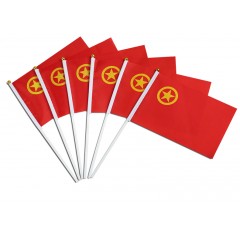 国产 8号中国共青团团旗 手摇旗手挥小团旗小号团旗14*21cm团徽