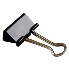 得力 50mm-1号长尾票夹燕尾夹学习办公用品小金属票夹子