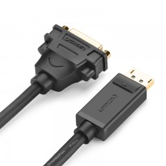 绿联 dp转dvi转接线displayport转dvi dp to dvi转接头母 20405