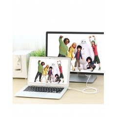 绿联 Mini DP转DP转接线4KDisplayPort1047610477 MD105