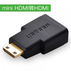 绿联 Micro HDMI Mini HDMI转HDMI转接头 相机手机20101 20106