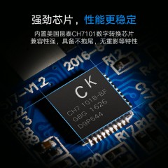 绿联 hdmi转vga线ps4笔记本电脑接显示器电视机 1.5米  MM101