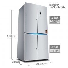 Konka/康佳 BCD-426WEGY4S大冰箱风冷无霜家用四门对开多门电冰箱
