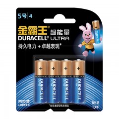 金霸王 超能量AA5号电池碱性电池4粒装