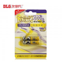 次世代 镍镉AAA7号充电电池1.2V 300MAH CK3030102
