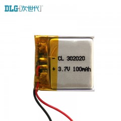 次世代 3.7V聚合物锂电池 LP302020-100mAh