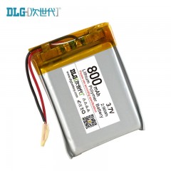 次世代 3.7V 800mAh 652540聚合物锂电池  LP603040-600-1