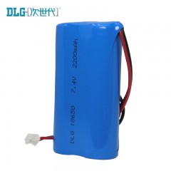次世代 电池组 加引线端子 DIY18650 1P2S 7.4V 2200mah