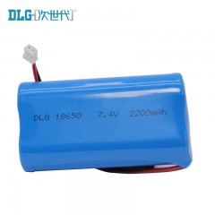 次世代 电池组 加引线端子 DIY18650 1P2S 7.4V 2200mah