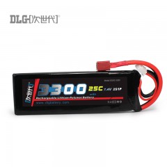 次世代 2S聚合物电池7.4V 2S25C-3300