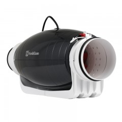 鸿冠 静音管道风机4寸双口径强力抽风机  HDD-100