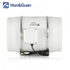 鸿冠 圆形管道风机10寸强力抽风机 HF-250P