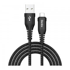 邦克仕/Benks Type-c数据线小米5s手机华为P9快充P10荣耀8充电线