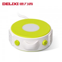 德力西 多功能usb插座充电魔方电源转换器排插插线板家用创意插排 CD98U-AK4XD