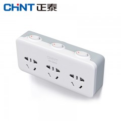 正泰 插座转换插头多孔无线排插一转多扩展多功能usb电源转换器 Sunrise6-1120
