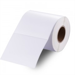 齐心  C6431 不干胶标签打印机空白优质铜版标签纸条码贴纸打可移胶