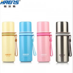 哈尔斯 真空保温杯女便携水杯子304不锈钢学生水壶水杯 HB-350F-5