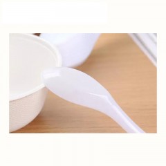 舒润 一次性中式汤匙 40只 白色